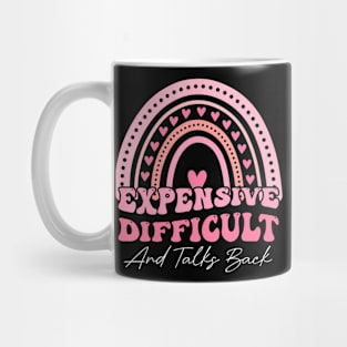 Groovy Expensive Difficult And Talks Back Mothers Day Mom Mug